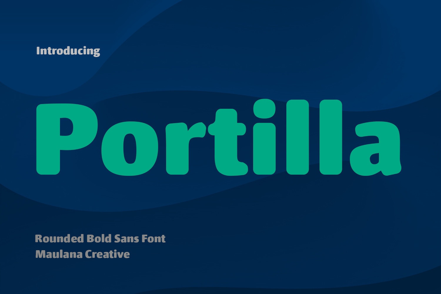 Portilla Regular Font preview